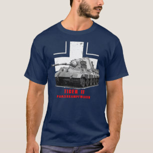 Panzerkampfwagen Tiger II Militärtank WW2 T-Shirt