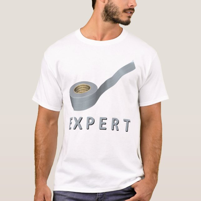 Panzerklebeband-Experte T-Shirt (Vorderseite)