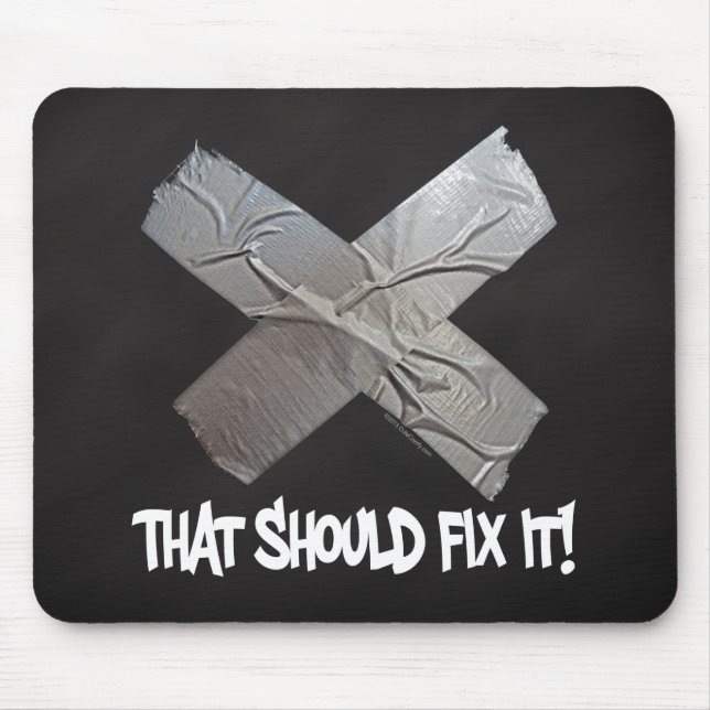 Panzerklebeband sollte es regeln mousepad (Vorne)