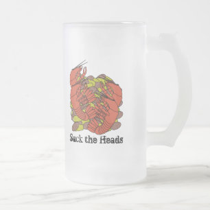 Panzerkrebs-Bier-Tasse Mattglas Bierglas