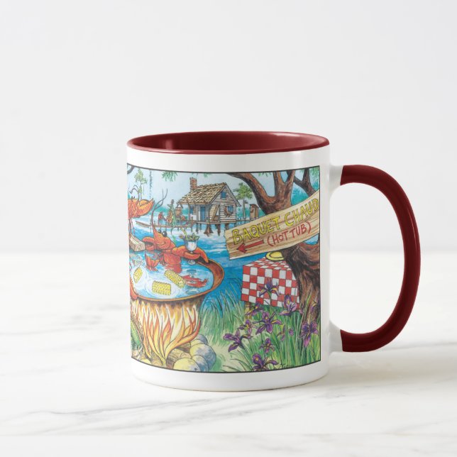 Panzerkrebs-heiße Wanne-Tasse Tasse (Rechts)