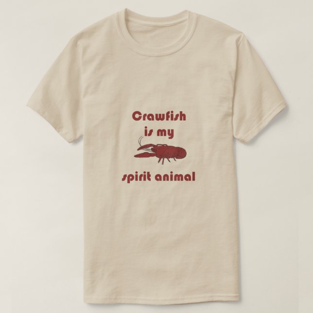 Panzerkrebs ist mein Geist-Tierspaß Cajun T-Shirt (Design vorne)