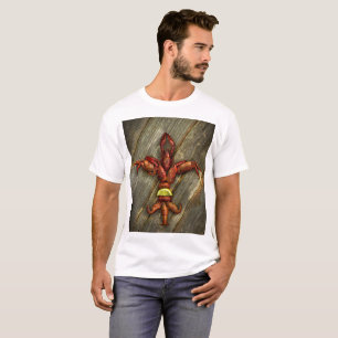 Panzerkrebs-Lilien-T-Shirt T-Shirt