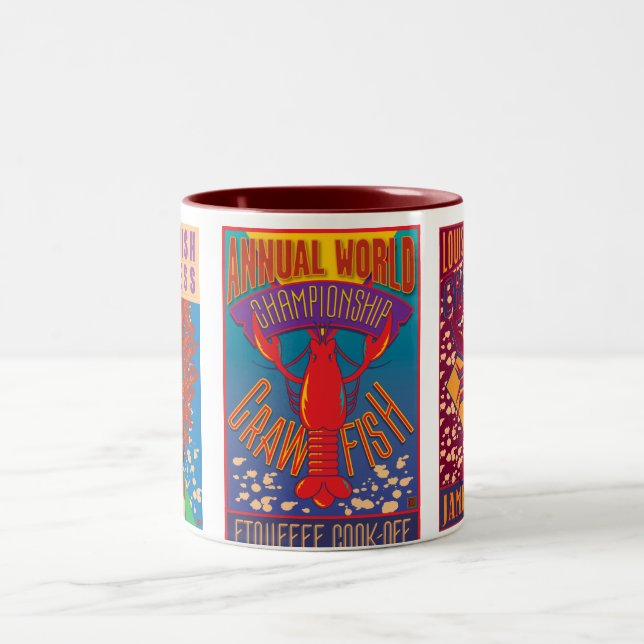 Panzerkrebse Zweifarbige Tasse (Mittel)