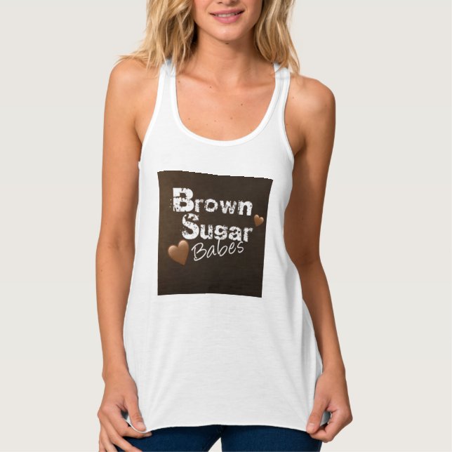 Panzertopf für braunen Zucker Tank Top (Vorderseite)