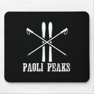 Paoli Peaks Indiana Ski Skifahren Rustikale Alp Mousepad