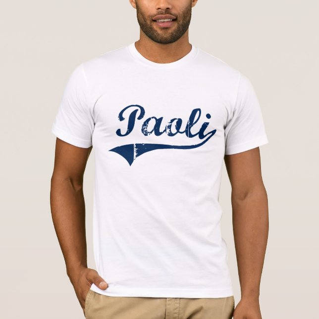 Paoli Pennsylvania klassischer Entwurf T-Shirt (Vorderseite)