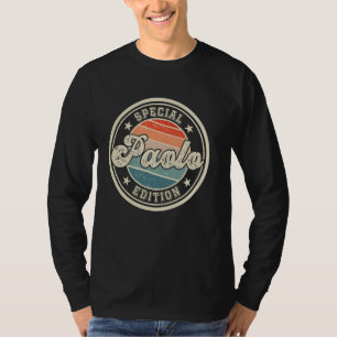 Paolo Special Edition lustiges Sprichwort Vorname T-Shirt