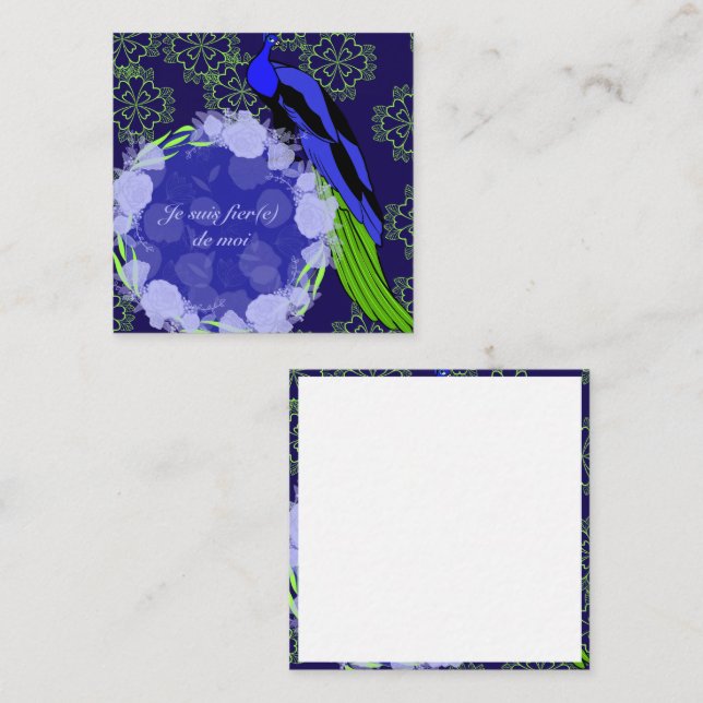 Paon Begleitkarte (Vorne/Hinten)