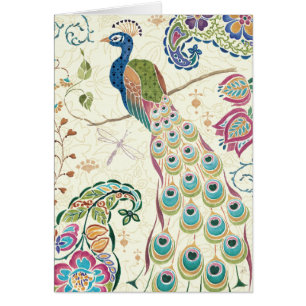 Paon bleu majestueux