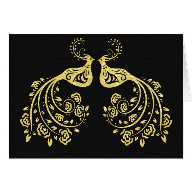 Paons dans l'amour (Devant horizontal)