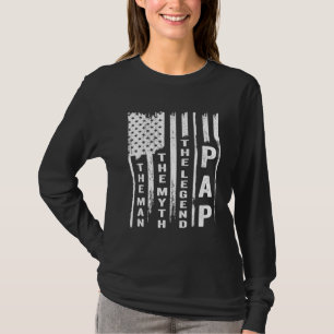 Pap den Mann, den Mythos, die legendäre US-Flagge T-Shirt
