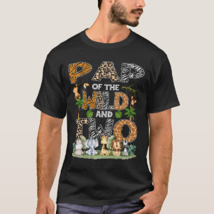 Pap of the Wild and Two Zoo Safari Jungle Geburtst T-Shirt