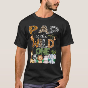 Pap of the Wild One 1. Geburtstag Safari Zoo Dschu T-Shirt