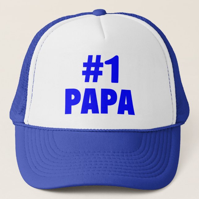 Papa #1 truckerkappe (Vorderseite)