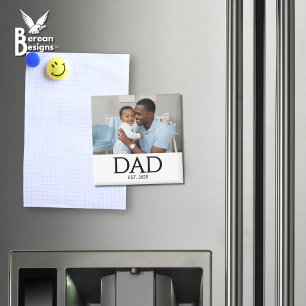Papa a créé un magnet de cadeau photo