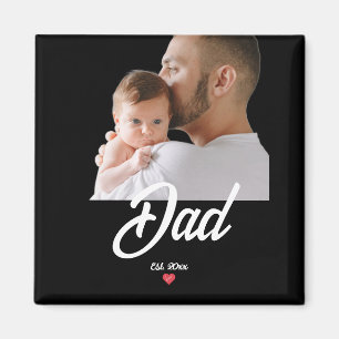 Papa a établi un aimant de photo cadeau de scénari