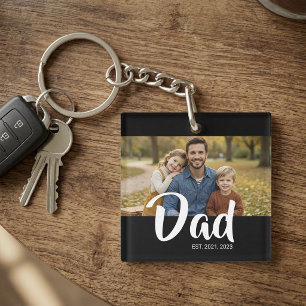 Papa a établi une photo de script moderne