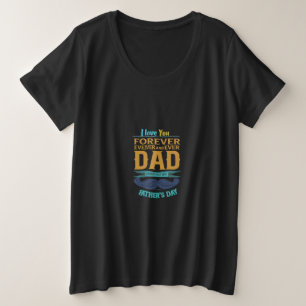 Papa Aimait Forever Plus Taille T-shirt