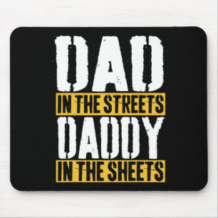 Papa auf der Straße Daddy auf dem Blatt Vater&# s Mousepad