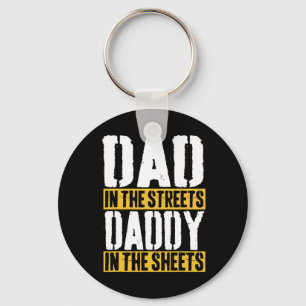 Papa auf der Straße, Daddy im Bett Vater&#; s Schlüsselanhänger