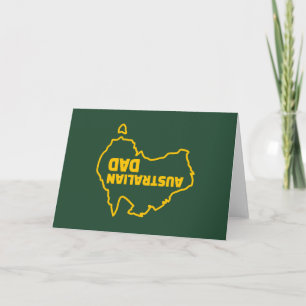 Papa australien - carte drôle de fête des pères