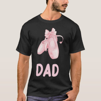 Papa Ballerina Geburtstagsmädchen Ballett Tanzen T-Shirt