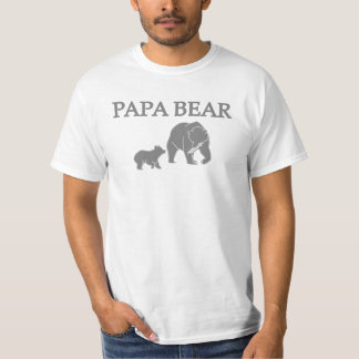 "Papa Bär"-Angeln mit Jungtier-T-Shirt T-Shirt