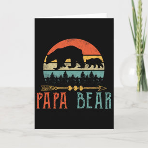 Papa Bär Daddy Lustig Männer Vatertag Geschenkidee Karte