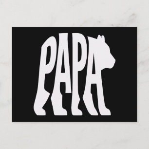 Papa Bär Feiertagspostkarte