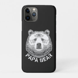 Papa-Bär, Handgezeichnete Illustration Case-Mate iPhone Hülle