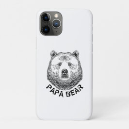 Papa-Bär, Handgezeichnete Illustration Case-Mate iPhone Hülle