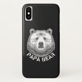 Papa-Bär, Handgezeichnete Illustration Case-Mate iPhone Hülle