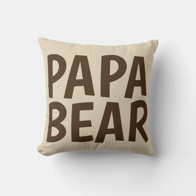 PAPA BAR Kissen für den Vater (Vorderseite)