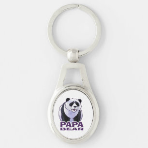 Papa Bär Panda Schlüsselanhänger