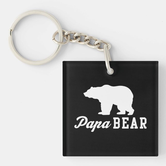 Papa-Bär Schlüsselanhänger (Vorderseite)