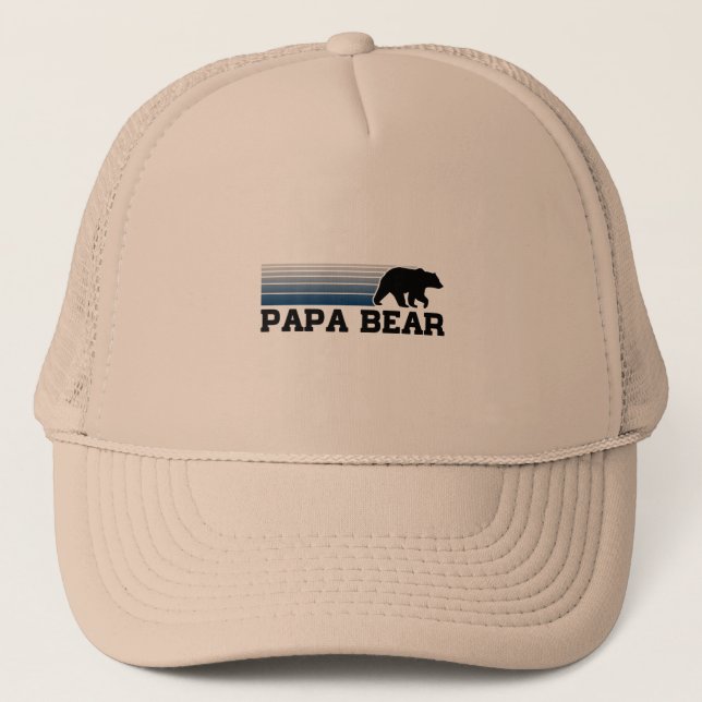 Papa-Bär Truckerkappe (Vorderseite)