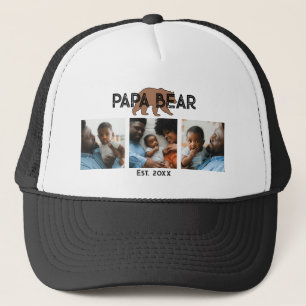 Papa Bär Vater Jahr Gegründet 3 Foto Truckerkappe