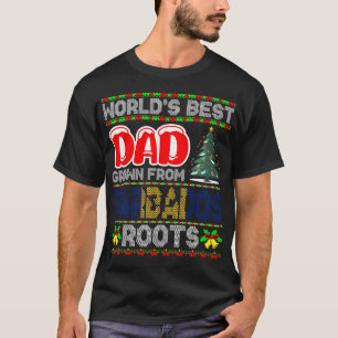 Papa Barbados Weihnachtsgeschenk-Idee hässlicher P T-Shirt