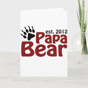 Papa-Bärenklausel 2012 Feiertagskarte