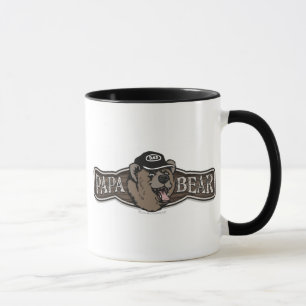 Papa-Bärn-Abnutzungs-Logo Tasse