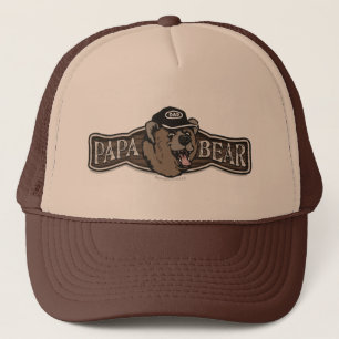 Papa-Bärn-Abnutzungs-Logo Truckerkappe