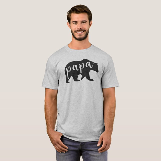 Papa-Bärn-T - Shirt für die Mutter Baby Bear des (Vorne ganz)
