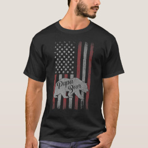 Papa Bear Bester Vater Vatertag Vater Pop Männer T T-Shirt