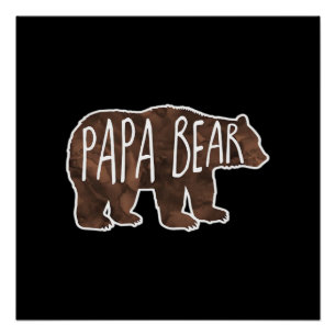 Papa Bear Classic Poster