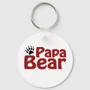 Papa Bear Claw Schlüsselanhänger