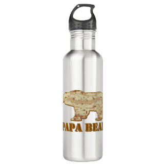 PAPA-BEAR EDELSTAHLFLASCHE