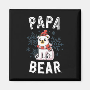 Papa Bear Familie Weihnachten S Polar Bear Holiday Magnet