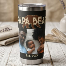 Papa Bear Father Year Established Photo Black