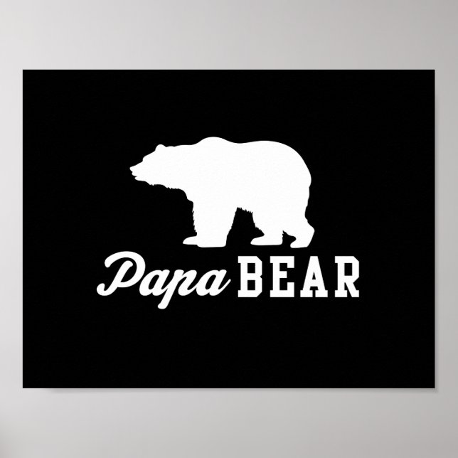 Papa Bear Poster (Vorne)